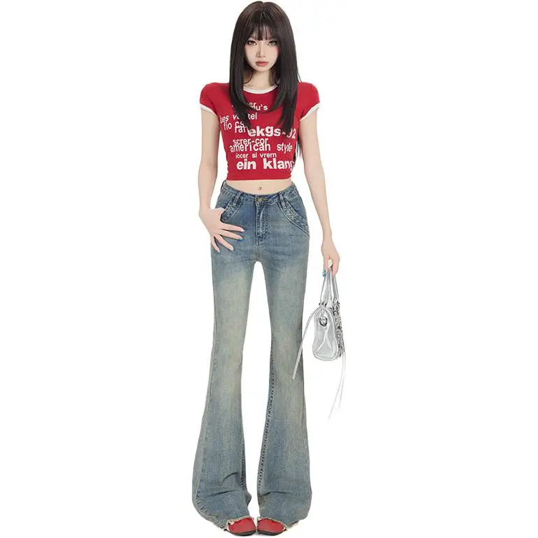 Kazakhstan Jeans Women's Vintage Blue-10