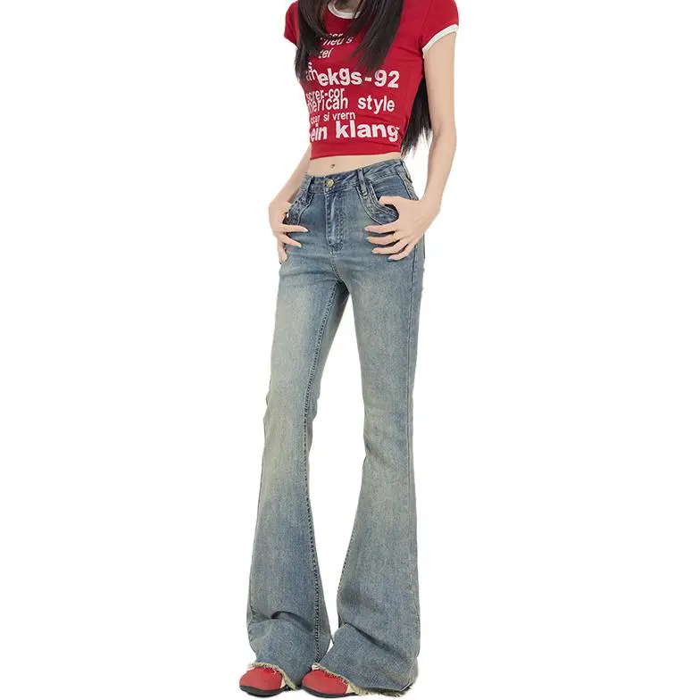 Kazakhstan Jeans Women's Vintage Blue-8
