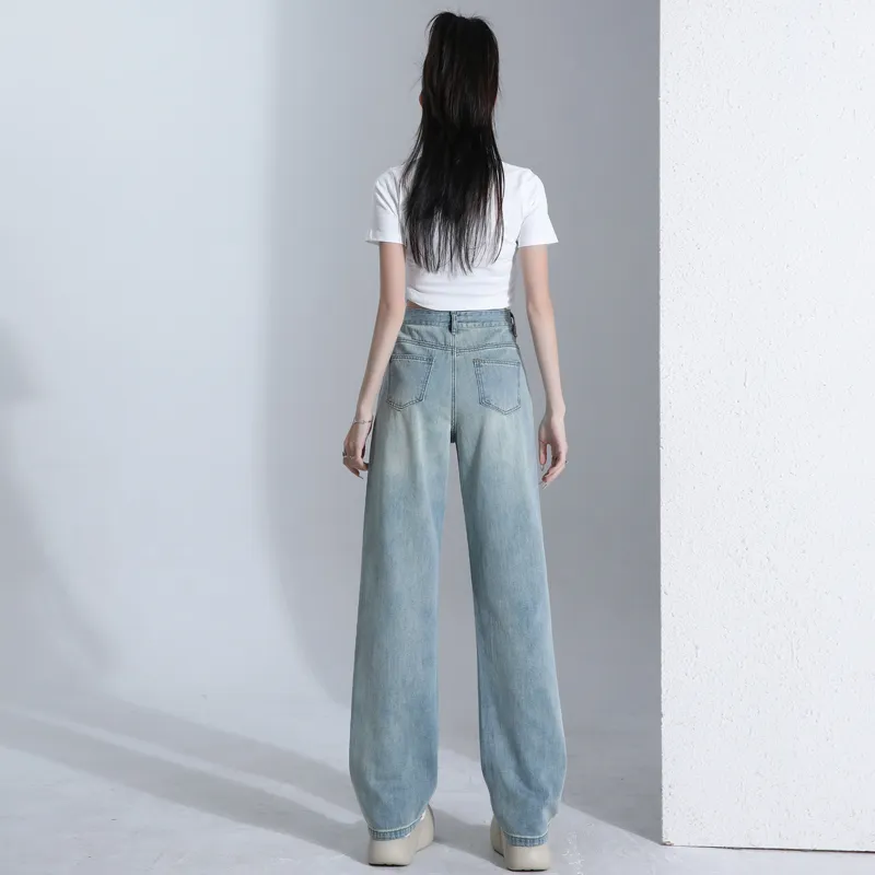 Kazakhstan Jeans Women's Light Blue-5
