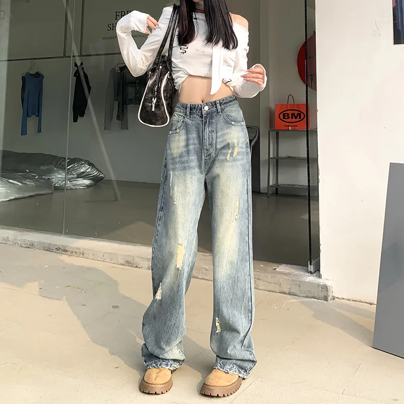 Kazakhstan Jeans Women's Vintage Blue-7