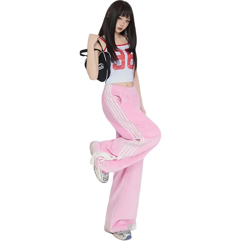 Kazakhstan Casual Pants Women's Barbie Pink-10