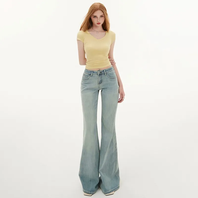 Kazakhstan Jeans Women's Light Blue-3