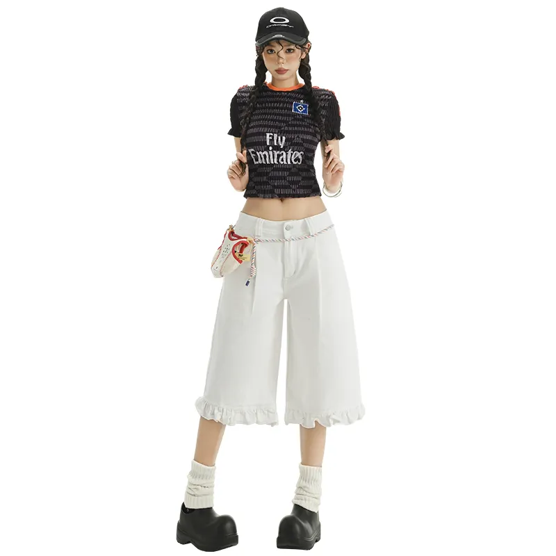 Kazakhstan Jeans Women's White, Blue-1