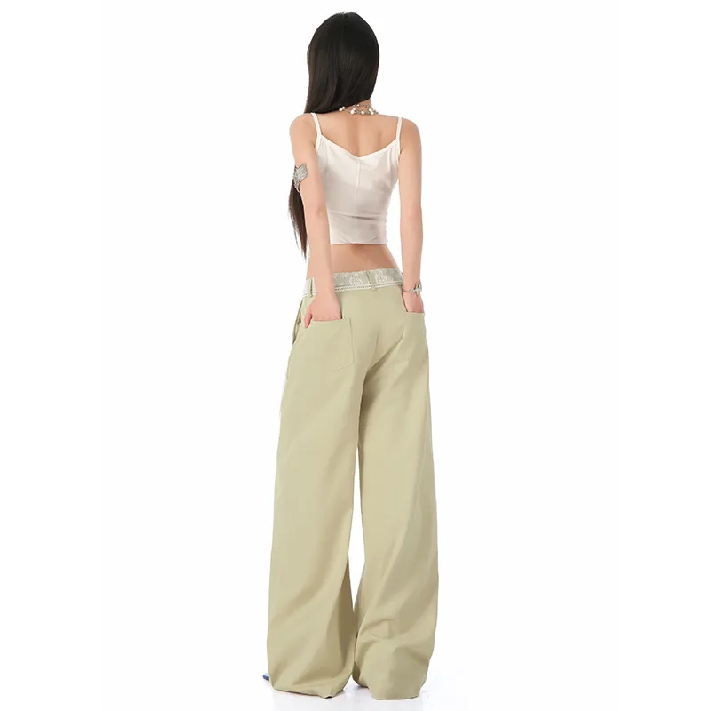 Kazakhstan Casual Pants Women's Khaki-0