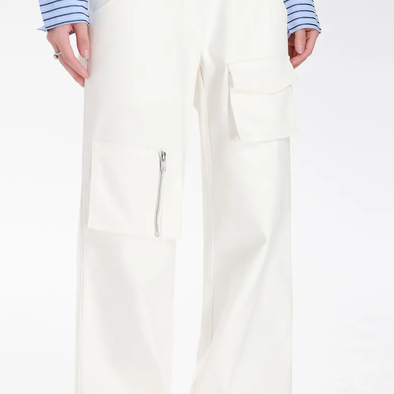 Kazakhstan Cargo Pants Women's White-6