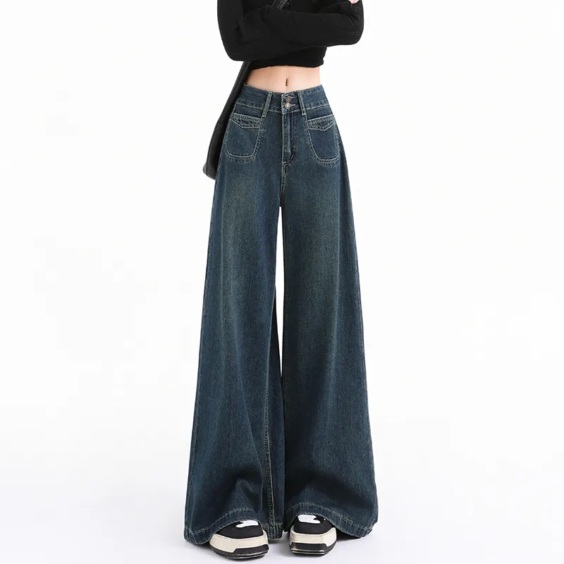 Kazakhstan Jeans Women's Dark Blue-23