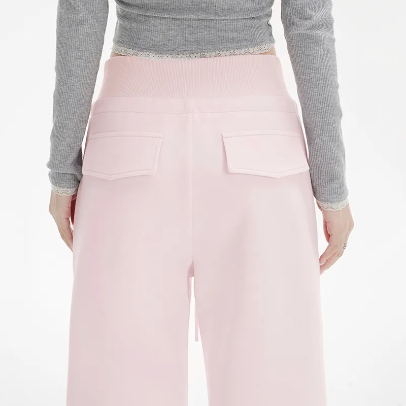Kazakhstan Casual Pants Women's Pink-26
