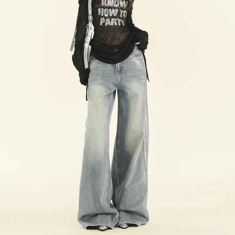Kazakhstan Jeans Women's Burnished Silver-3