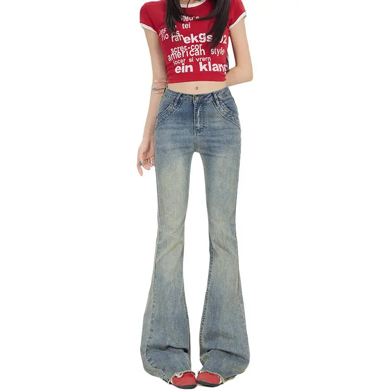 Kazakhstan Jeans Women's Vintage Blue-9