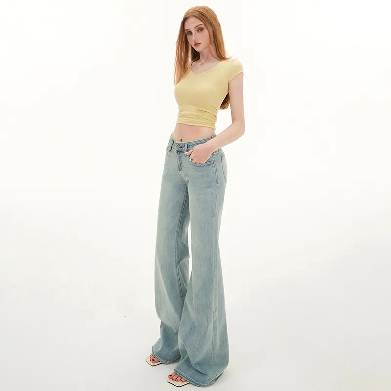 Kazakhstan Jeans Women's Light Blue-8