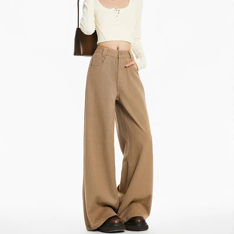 Vine Color Jeans Women's Latte Brown-8
