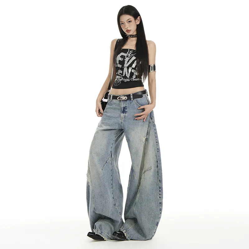 Kazakhstan Jeans Women's Light Blue-3