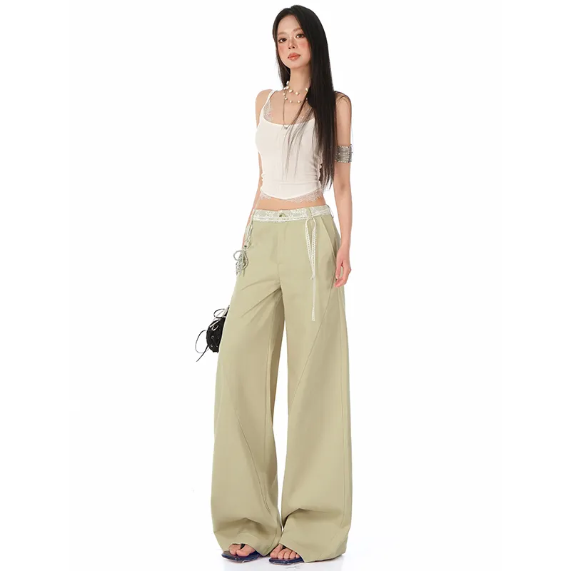 Kazakhstan Casual Pants Women's Khaki-1