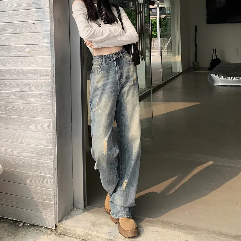 Kazakhstan Jeans Women's Vintage Blue-4