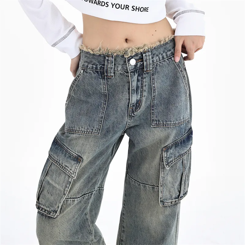 Kazakhstan Jeans Women's Vintage Blue-3
