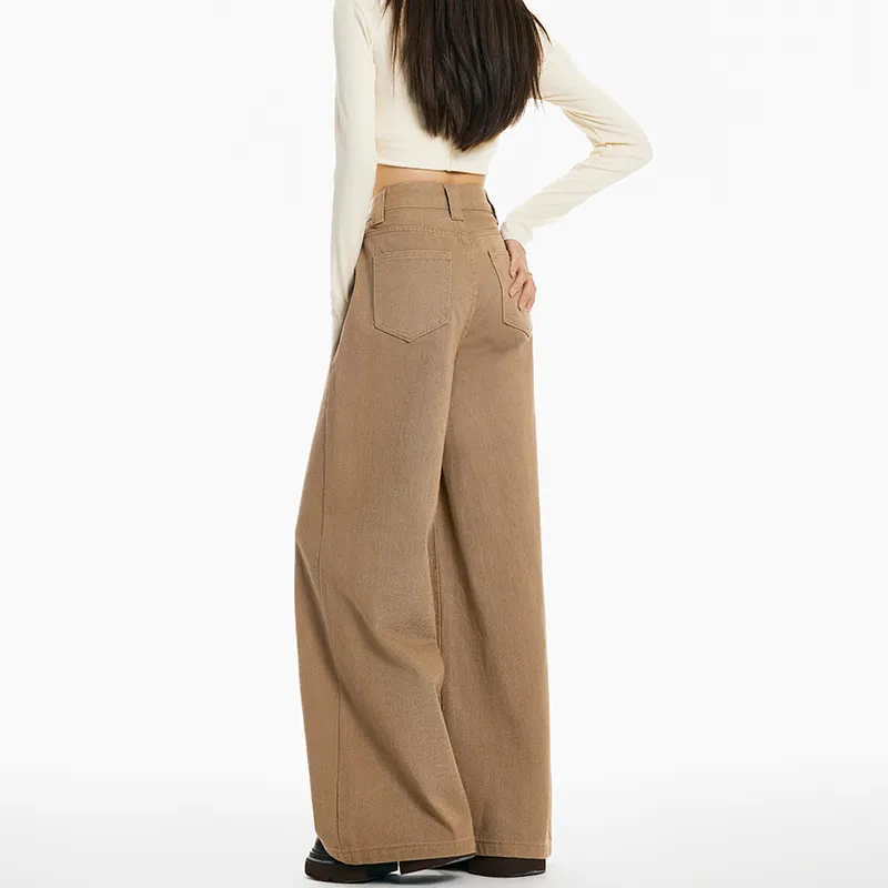 Vine Color Jeans Women's Latte Brown-31