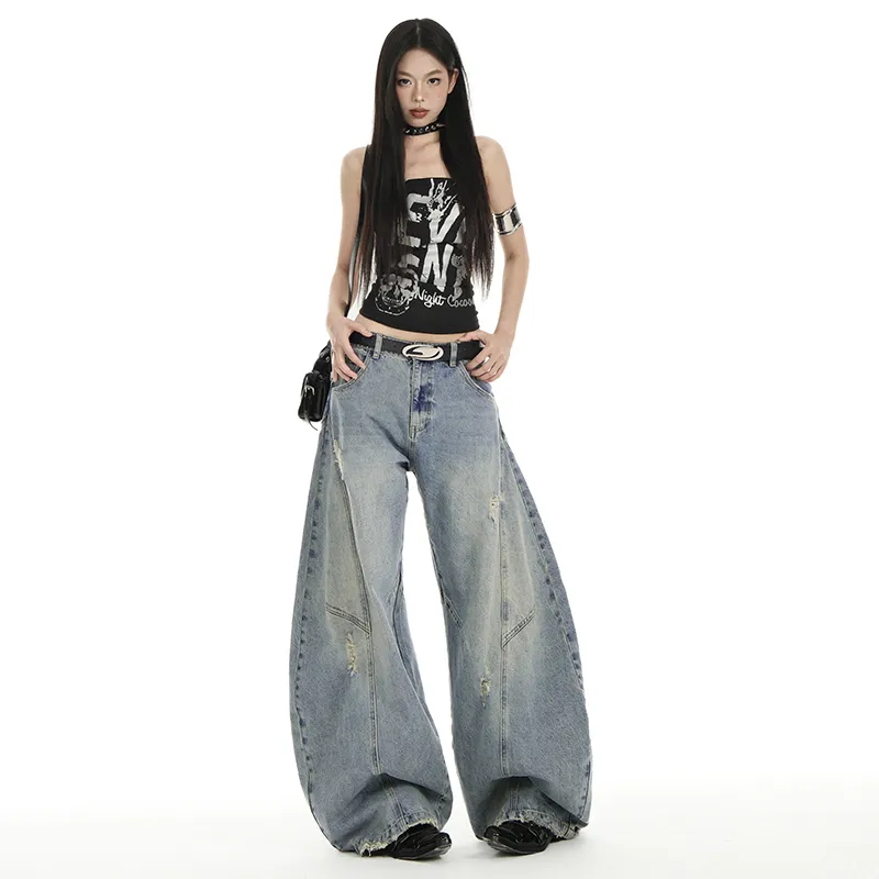 Kazakhstan Jeans Women's Light Blue-8
