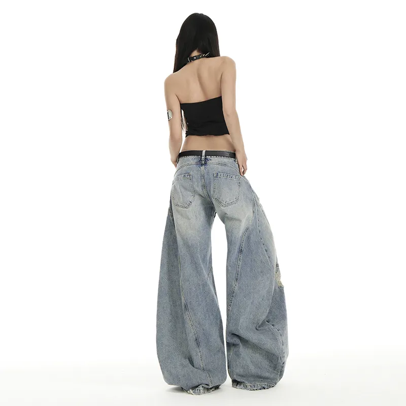 Kazakhstan Jeans Women's Light Blue-4