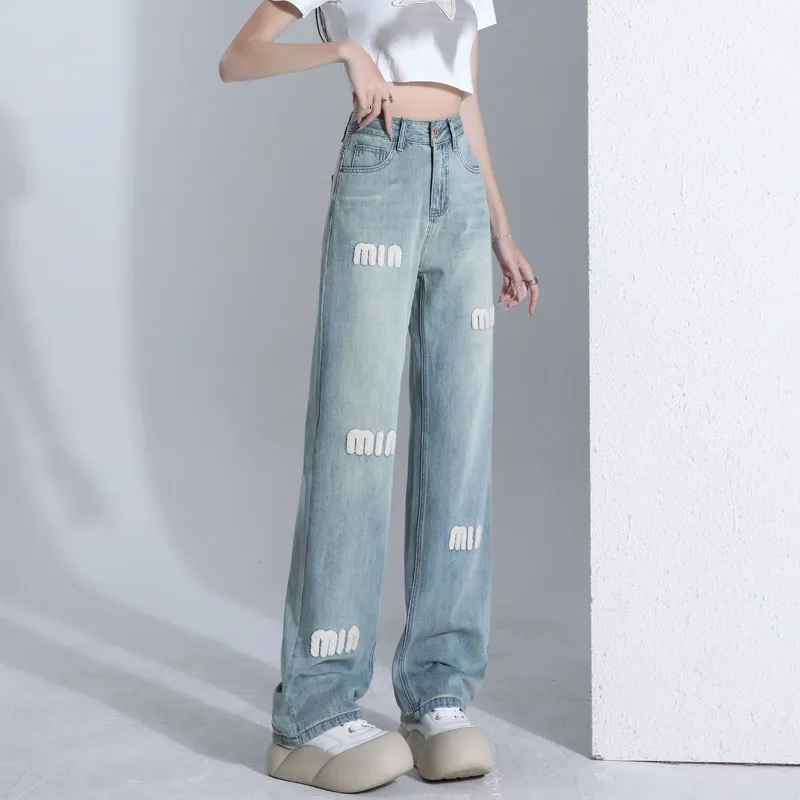 Kazakhstan Jeans Women's Light Blue-3