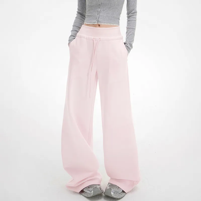 Kazakhstan Casual Pants Women's Pink-11