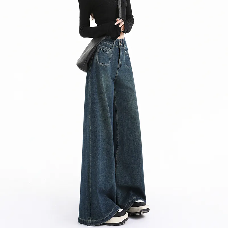 Kazakhstan Jeans Women's Dark Blue-25