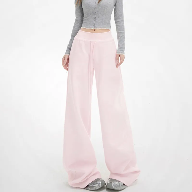 Kazakhstan Casual Pants Women's Pink-16