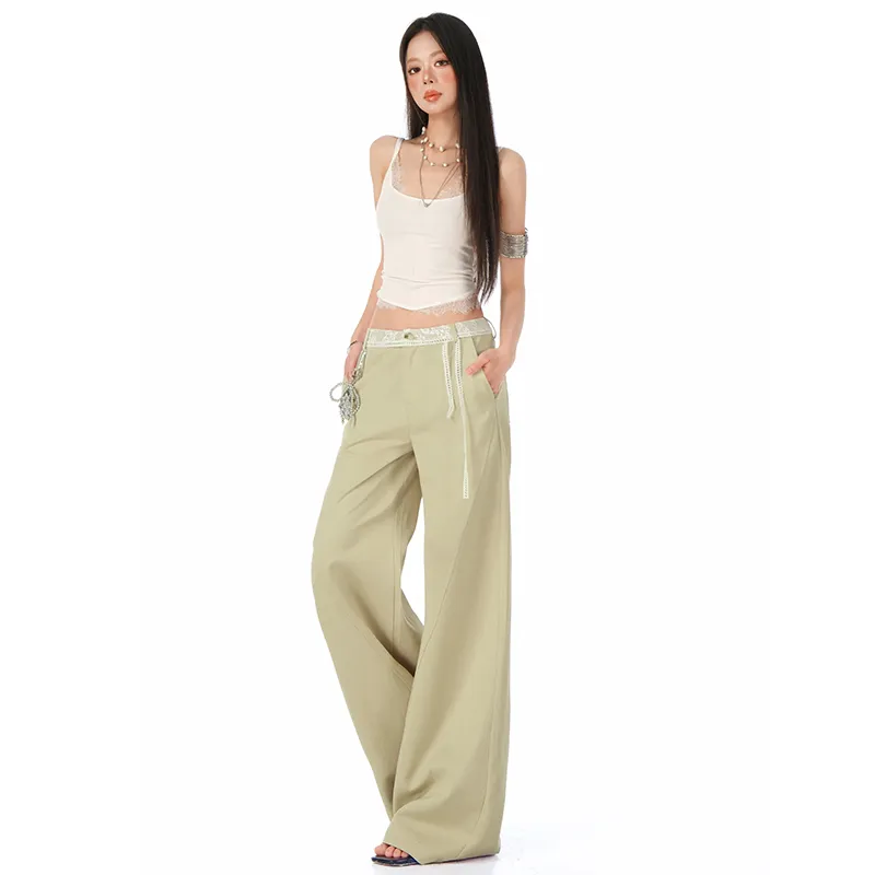 Kazakhstan Casual Pants Women's Khaki-2