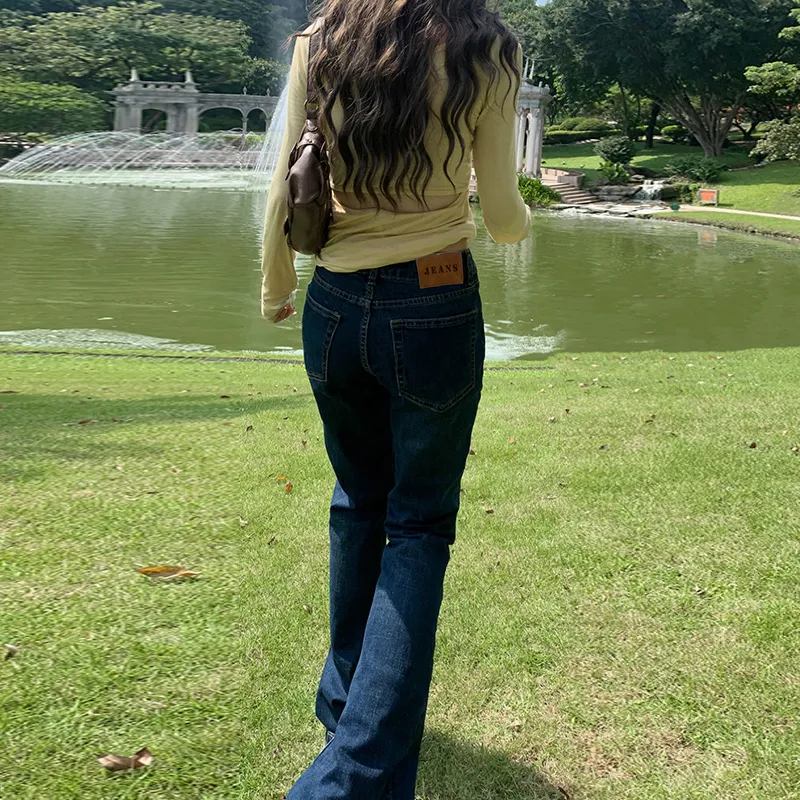 Kazakhstan Jeans Women's Dark Blue-9
