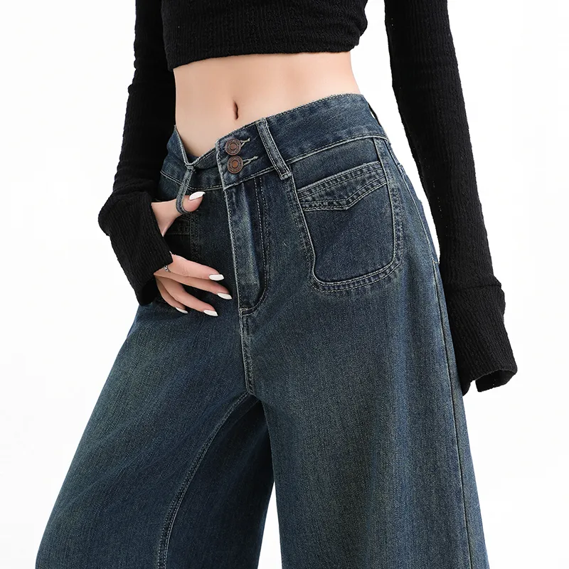 Kazakhstan Jeans Women's Dark Blue-10