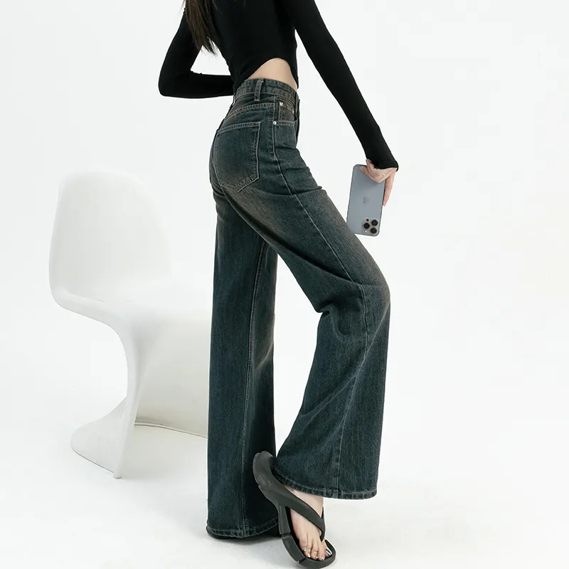 Kazakhstan Jeans Women's Vintage Blue-4