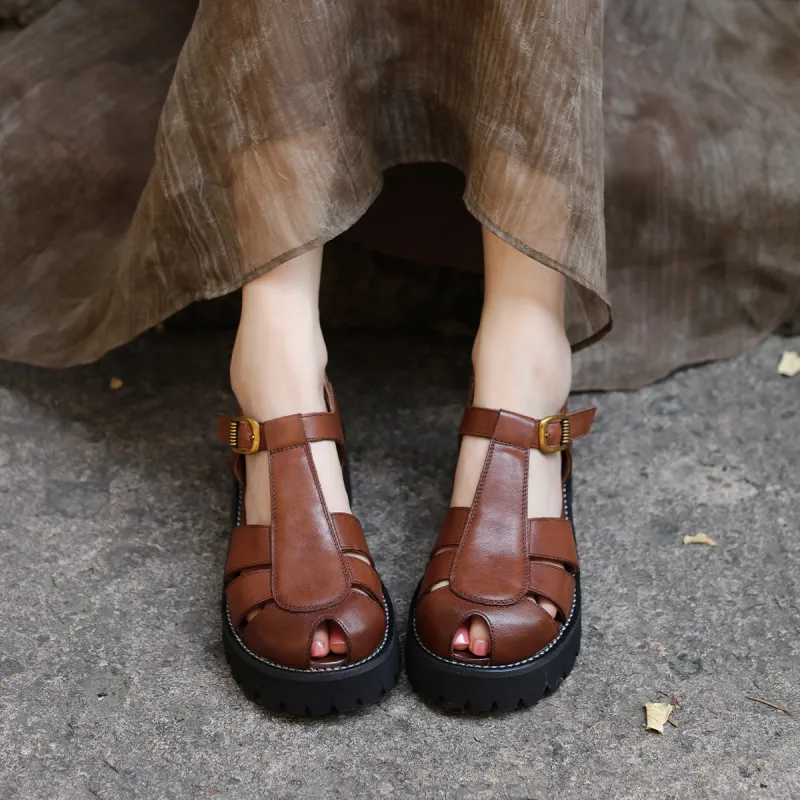 OCCAMAN Roman Sandals 5cm Women's-8