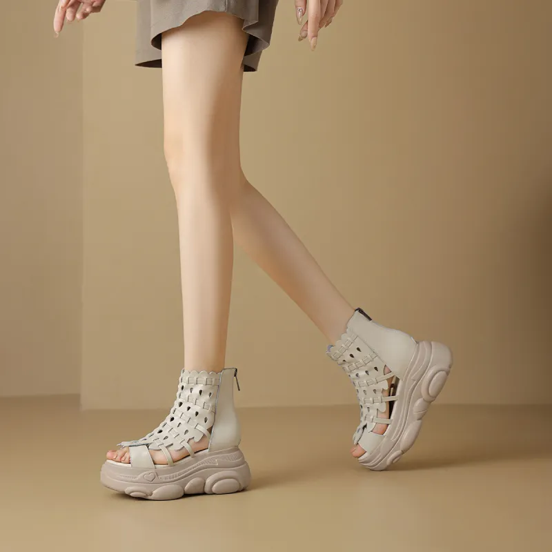 OCCAMAN Roman Sandals 7cm Women's-4