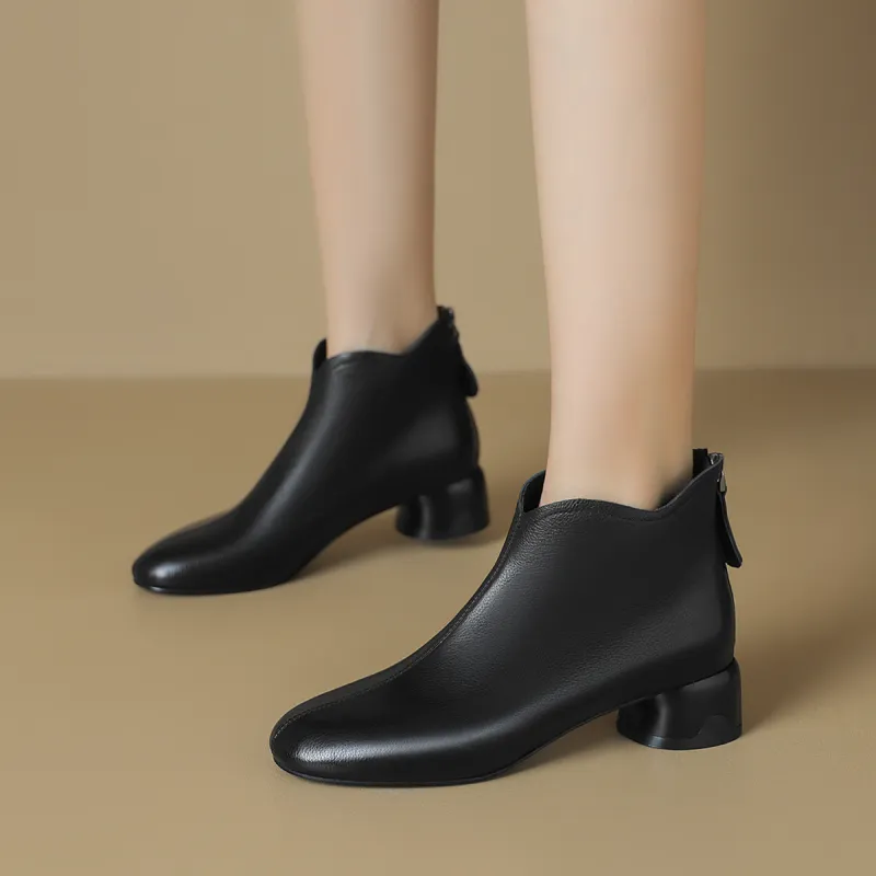 OCCAMAN Ankle Boots 4cm Women's-5