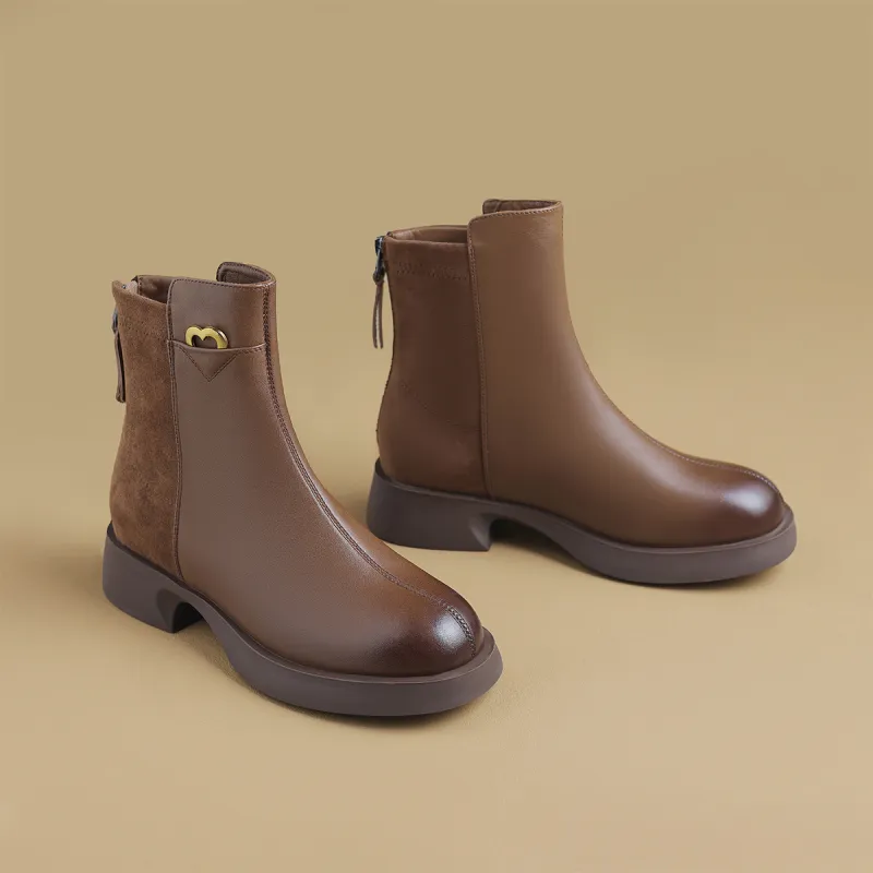 OCCAMAN Ankle Boots 3.5cm Women's-8