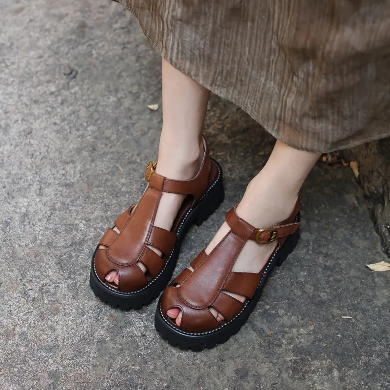 OCCAMAN Roman Sandals 5cm Women's-9