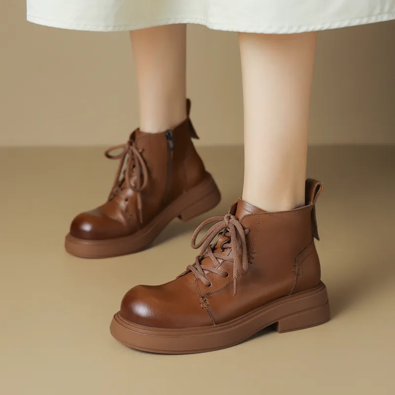OCCAMAN Ankle Boots 4.5cm Women's-9