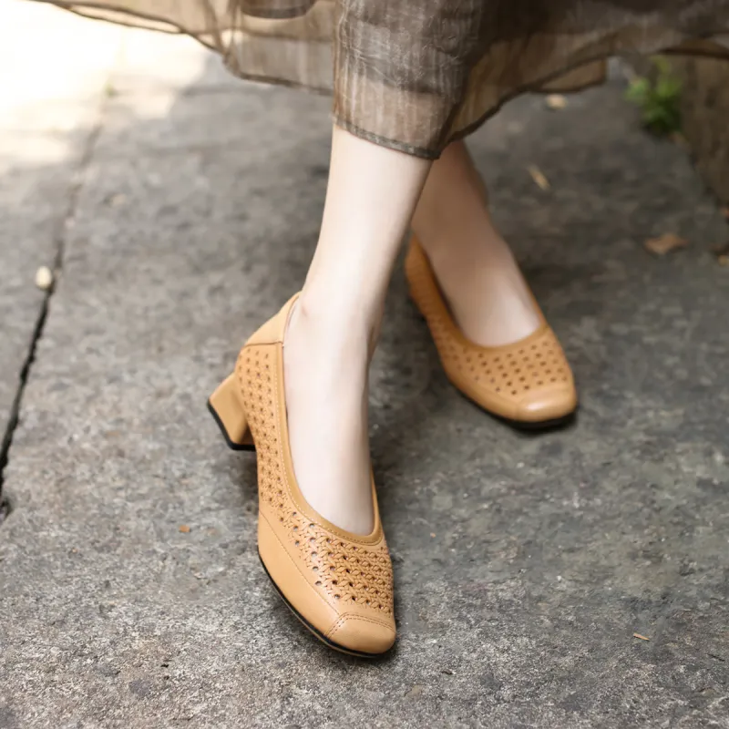 OCCAMAN Casual Single Shoes 4cm Women's-4