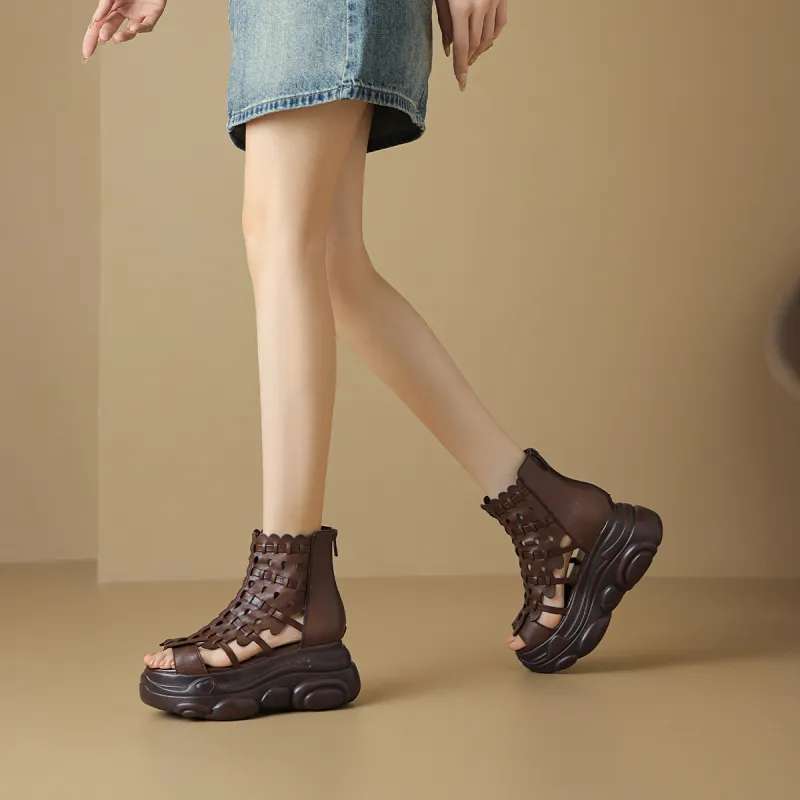 OCCAMAN Roman Sandals 7cm Women's-11