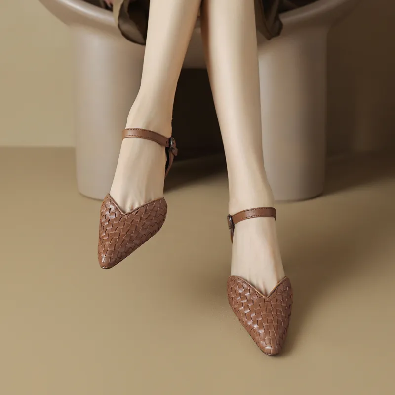 OCCAMAN Spool Heel High Heels 6cm Women's-2