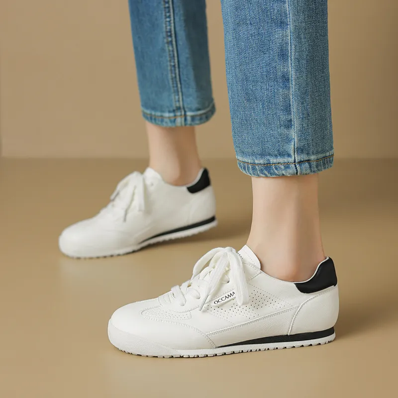 OCCAMAN German Army Trainers Breathable And Lightweight Low Top Casual Shoes Women's-8