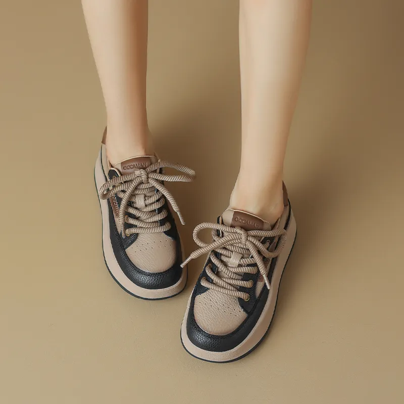 OCCAMAN Low-Top Skateboard Shoes 4.5cm Women's-3