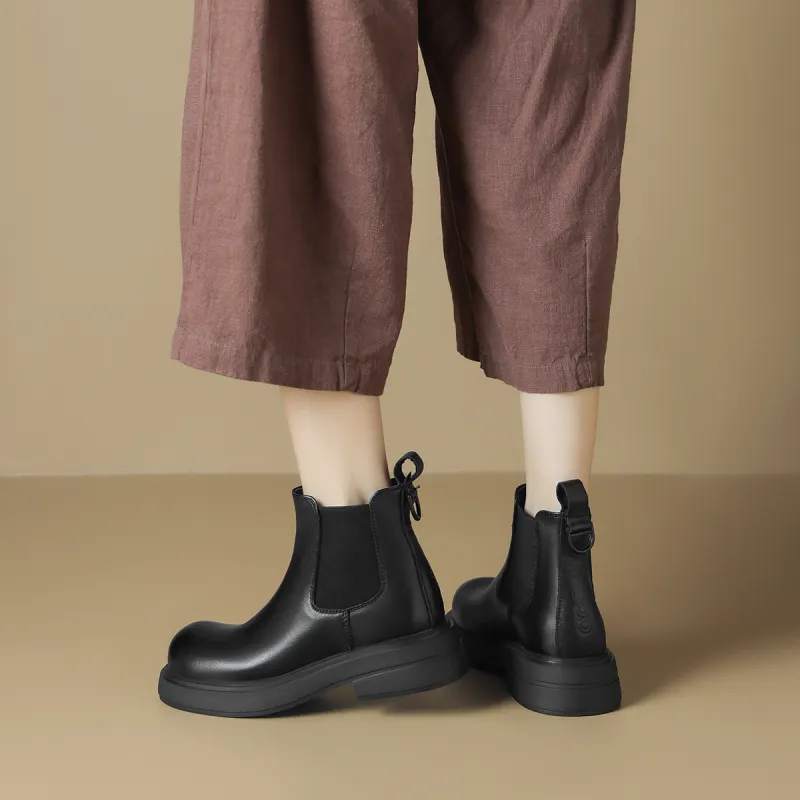 OCCAMAN Short Chelsea Boots 4.5cm Women's-5
