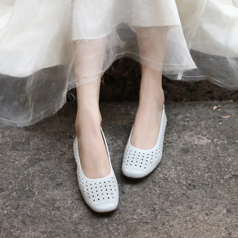 OCCAMAN Casual Single Shoes 4cm Women's-7