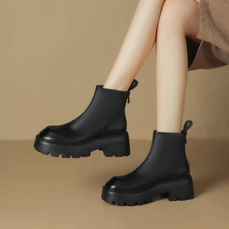 OCCAMAN Short Chelsea Boots 6.3cm Women's-1