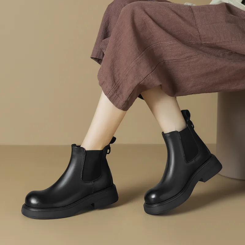 OCCAMAN Short Chelsea Boots 4.5cm Women's-2