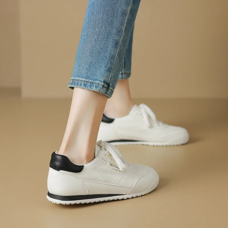 OCCAMAN German Army Trainers Breathable And Lightweight Low Top Casual Shoes Women's-12