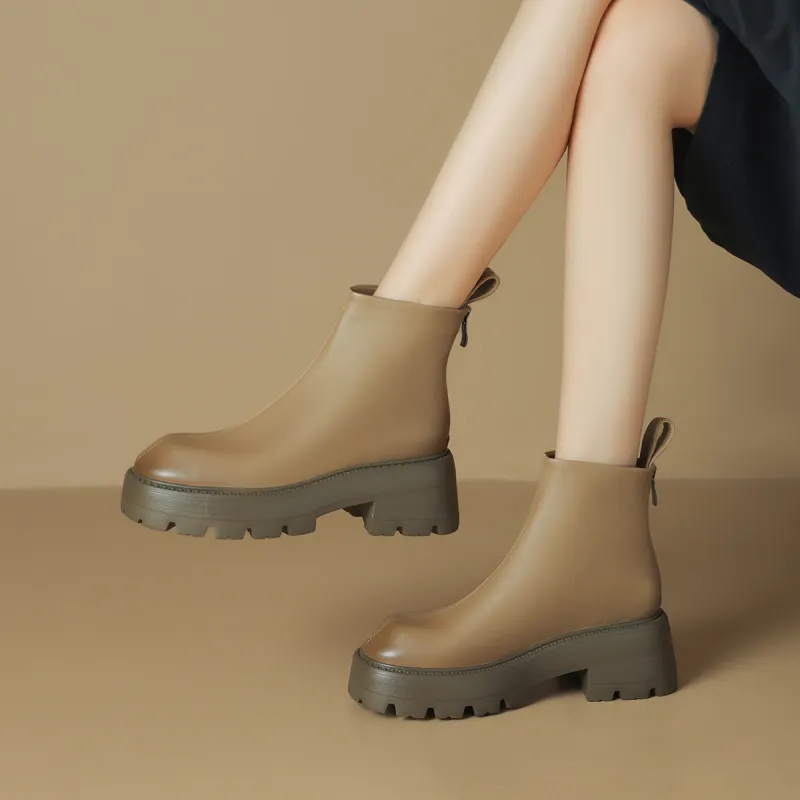 OCCAMAN Short Chelsea Boots 6.3cm Women's-6