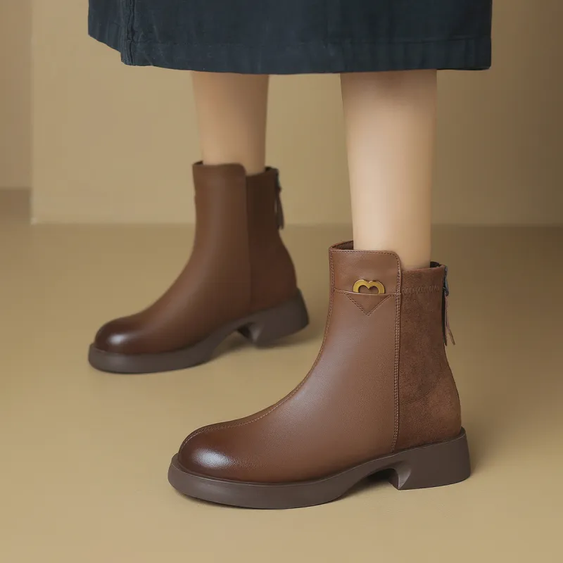 OCCAMAN Ankle Boots 3.5cm Women's-9