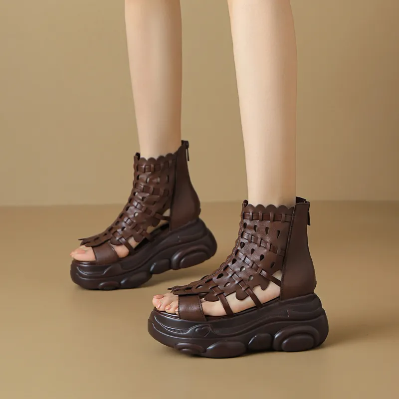 OCCAMAN Roman Sandals 7cm Women's-8