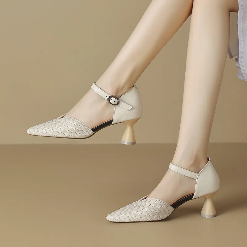 OCCAMAN Spool Heel High Heels 6cm Women's-6